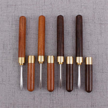 Load image into Gallery viewer, Sandalwood Tea Knife Needle Pick With Wood Handle Puer Tea Tools Cone Needle Breaking Prying Tea Brick Professional Tool
